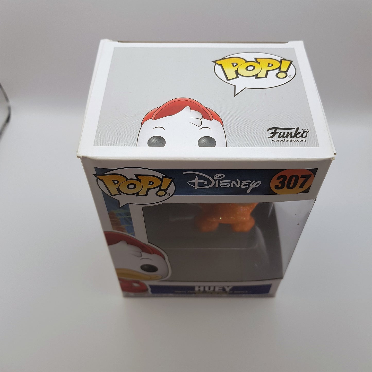 FUNKO POP - Disney Ducktales #307 Huey Diamond Glitter Glitzer Vinyl Figur