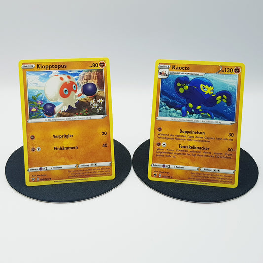 Klopptopus 100/185 & Kaocto 101/185 rare - Schwert & Schild - Farbenschock 2020 - DE - Pokemon