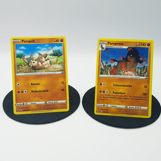 Pampuli 096/185 & Pampross 097/185 rare - Schwert & Schild - Farbenschock 2020 - DE - Pokemon