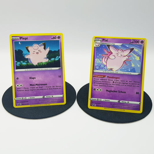 Piepi 063/185 & Pixi 064/185 rare - Schwert & Schild - Farbenschock 2020 - DE - Pokemon