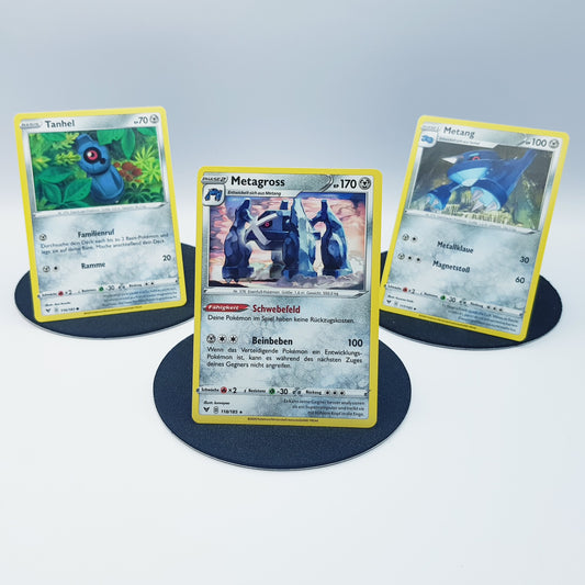Tanhel 116/185 Metang 117/185 Metagross 118/185 rare - Schwert & Schild - Farbenschock 2020 - DE - Pokemon