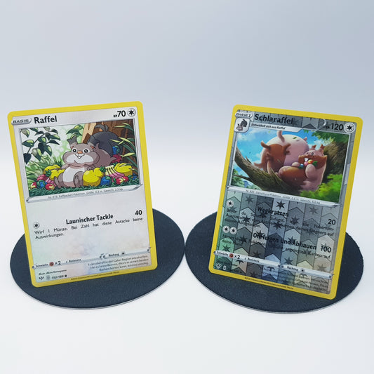 Raffel 152/189 & Schlaraffel 153/189 rare holo - Schwert & Schild - Flammende Finsternis 2020 - DE - Pokemon