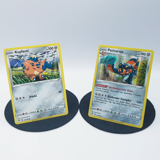 Kupfanti 131/189 & Patinaraja 132/189 rare holo - Schwert & Schild - Flammende Finsternis 2020 - DE - Pokemon