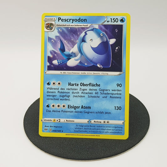 Pescryodon 054/189 rare - Schwert & Schild - Flammende Finsternis 2020 - DE - Pokemon