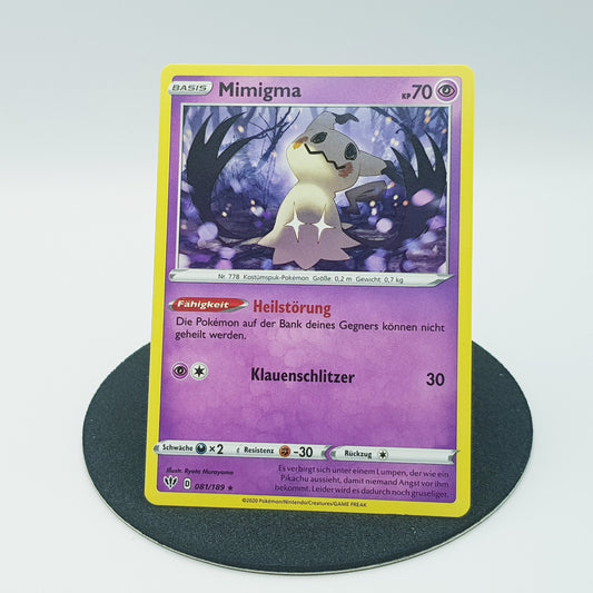 Mimigma 081/189 rare - Schwert & Schild - Flammende Finsternis 2020 - DE - Pokemon