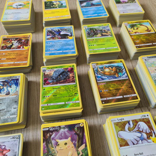 100 Pokemon Karten Sammlung / 3 Holos garantiert - deutsch - Geschenkidee