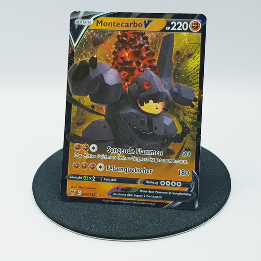 Montecarbo V 098/185 rare holo Fullart - Farbenschock - 2020 DE Pokemon