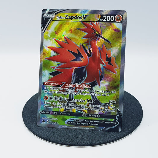 Galar-Zapdos V 173/198 ultra rare holo - schaurige Herrschaft 2021 DE Pokemon