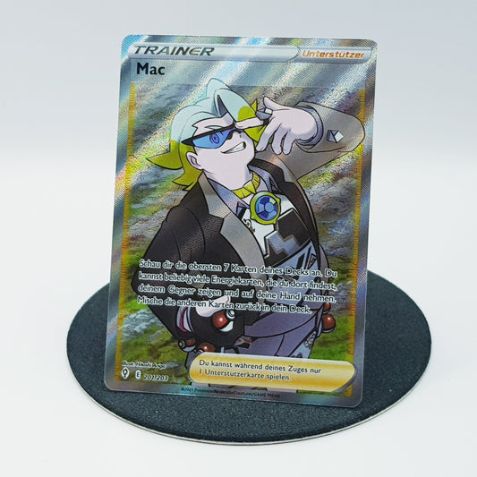 Trainer Mac 201/203 ultra rare holo - Drachenwandel 2021 DE Pokemon