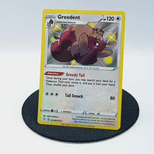 Greedent SV100/SV122 ultra rare holo - Shining Fates 2021 EN Pokemon