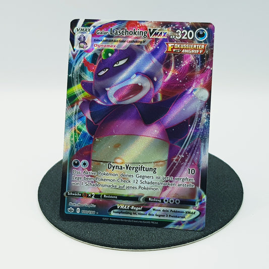 Laschoking VMAX 100/198 ultra rare holo Fullart - Schaurige Herrschaft 2021 DE Pokemon