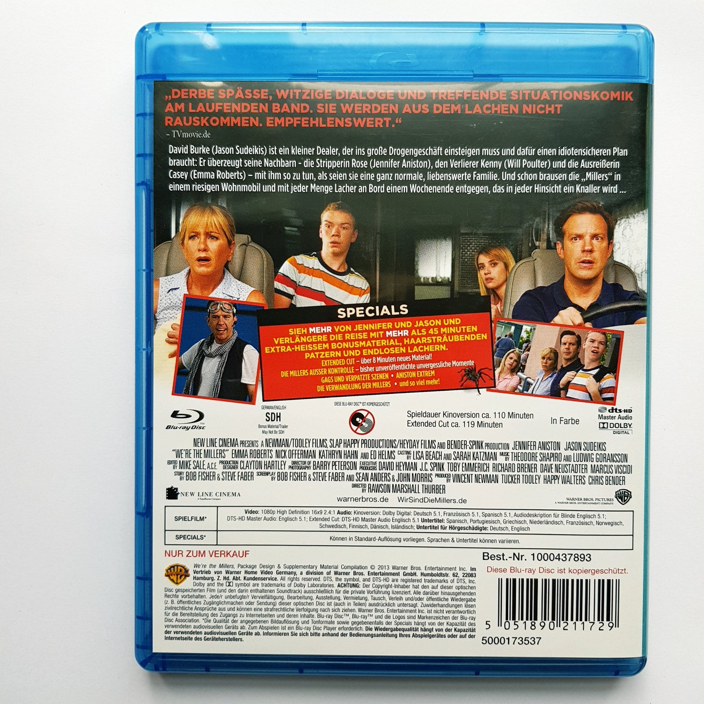 Wir sind die Millers - Extended Cut - Blu Ray Zustand sehr gut