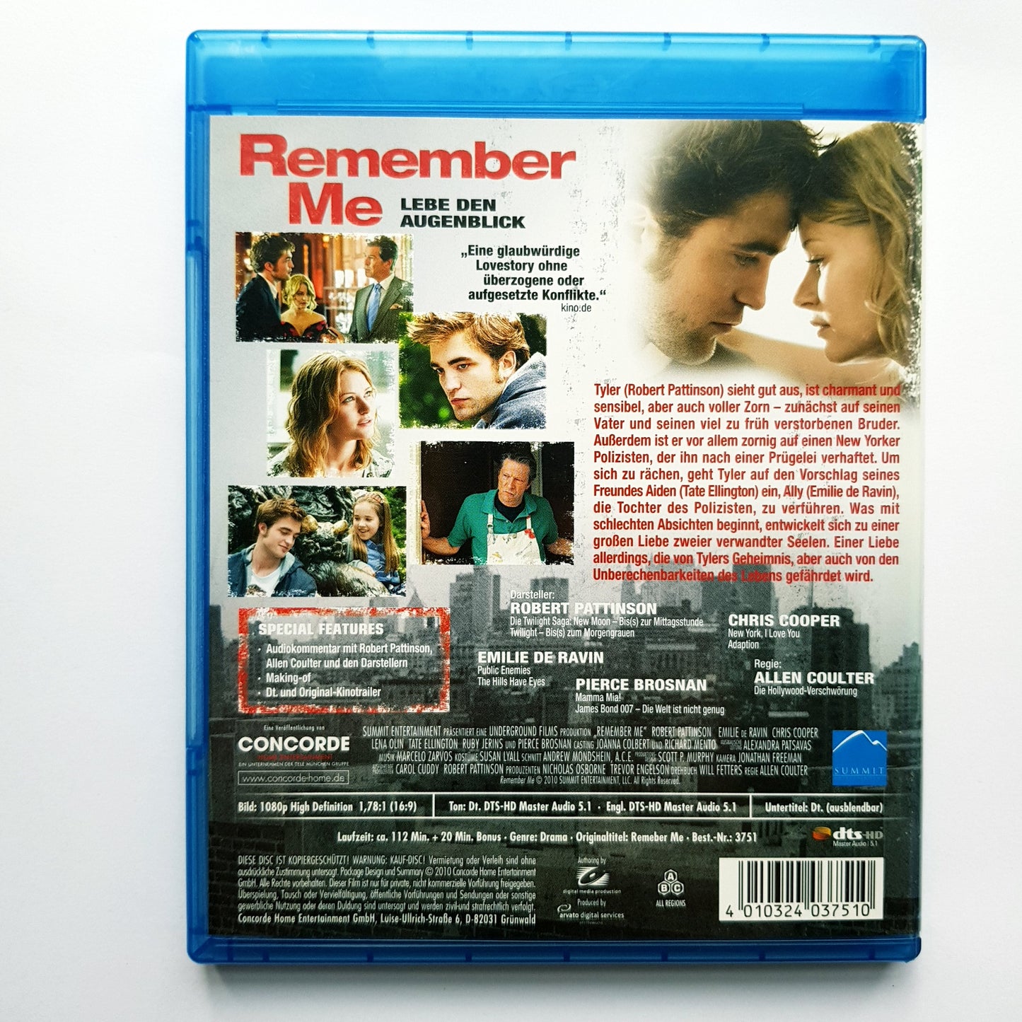 Remember Me - Lebe den Augenblick - Blu Ray Zustand sehr gut
