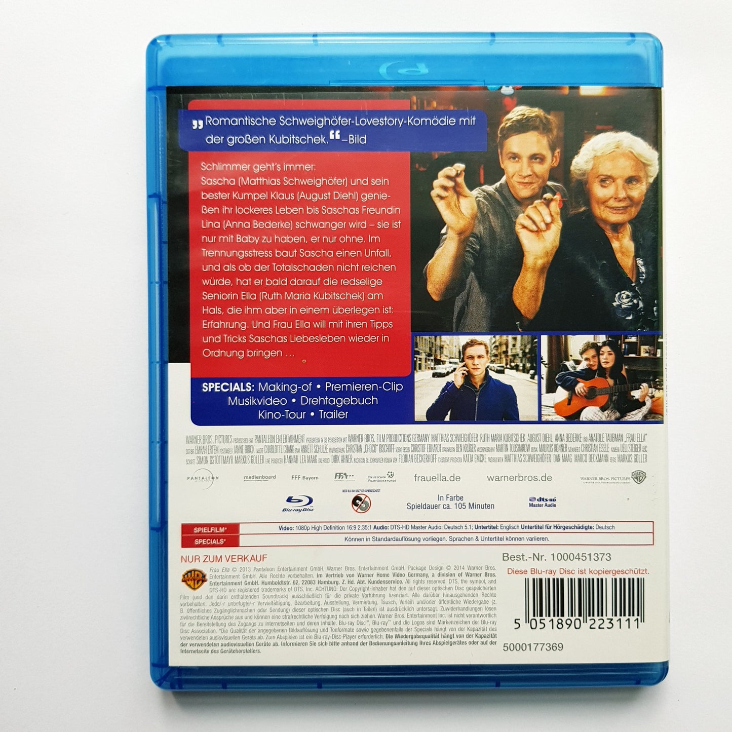 Frau Ella - Matthias Schweighöfer - Blu Ray Zustand sehr gut
