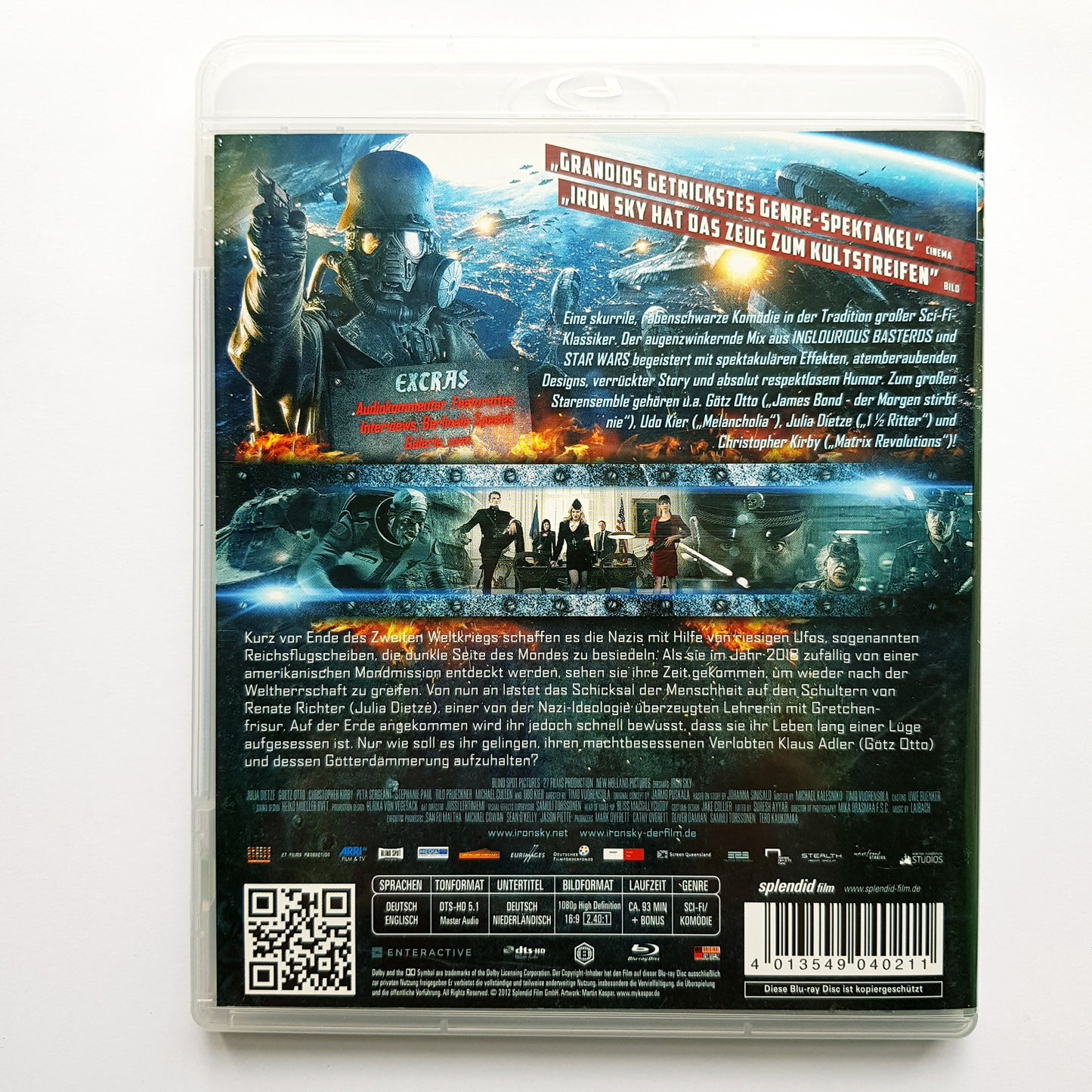 Iron Sky - Wir kommen in Frieden - Blu Ray Zustand sehr gut