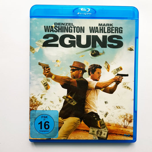 2 Guns - Denzel Washington & Mark Wahlberg - Blu Ray Zustand sehr gut