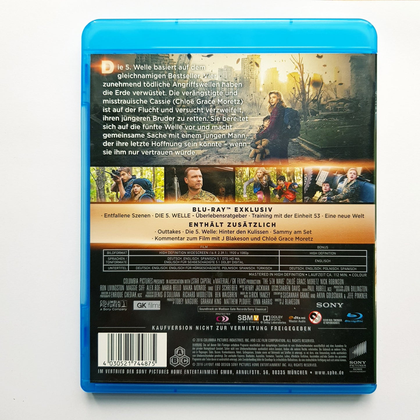 Die 5. Welle - Wir kämpfen zurück - Blu Ray Zustand sehr gut