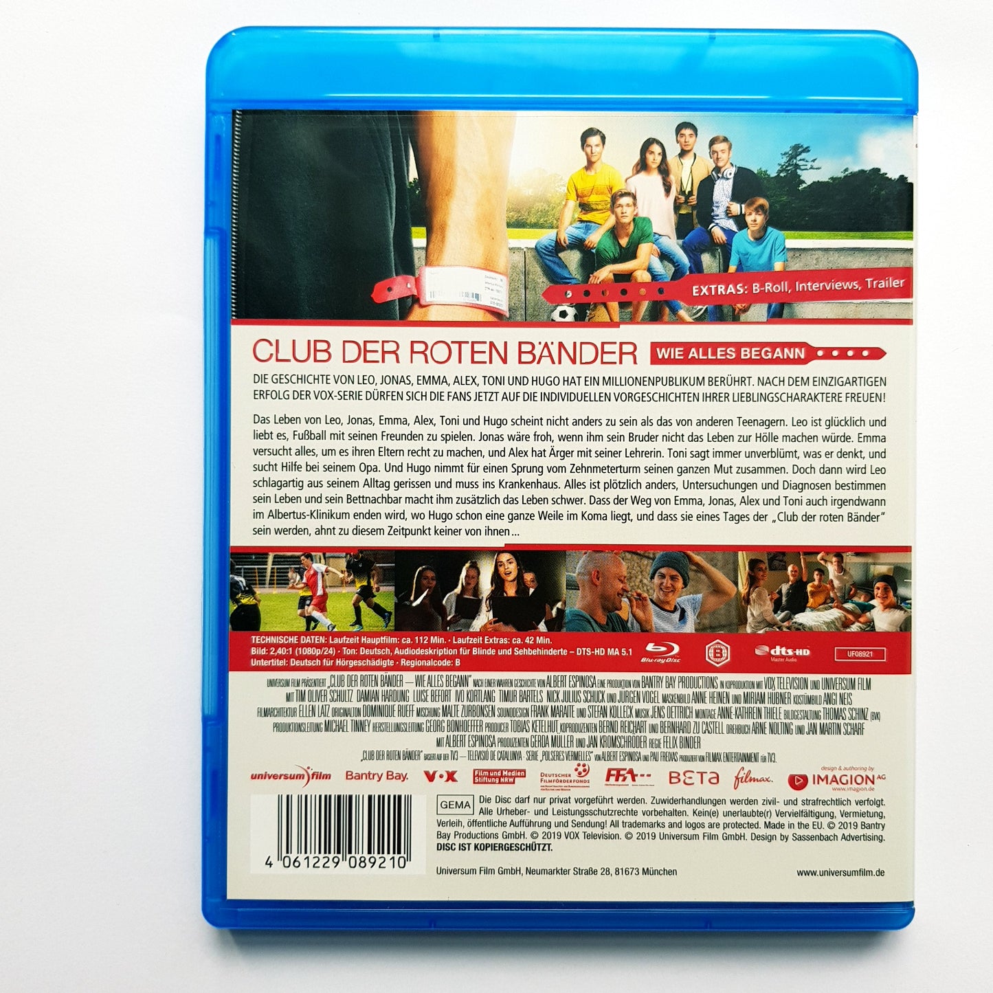 Club der roten Bänder - Wie alles begann - Blu Ray Zustand sehr gut