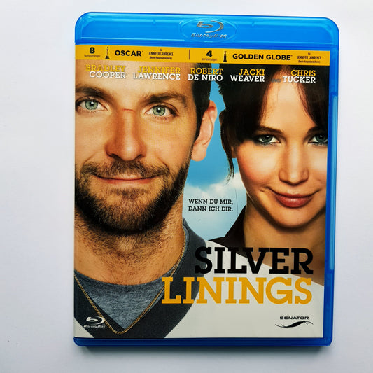 Silver Linings - Bradley Cooper & Jennifer Lawrence - Blu Ray Zustand sehr gut