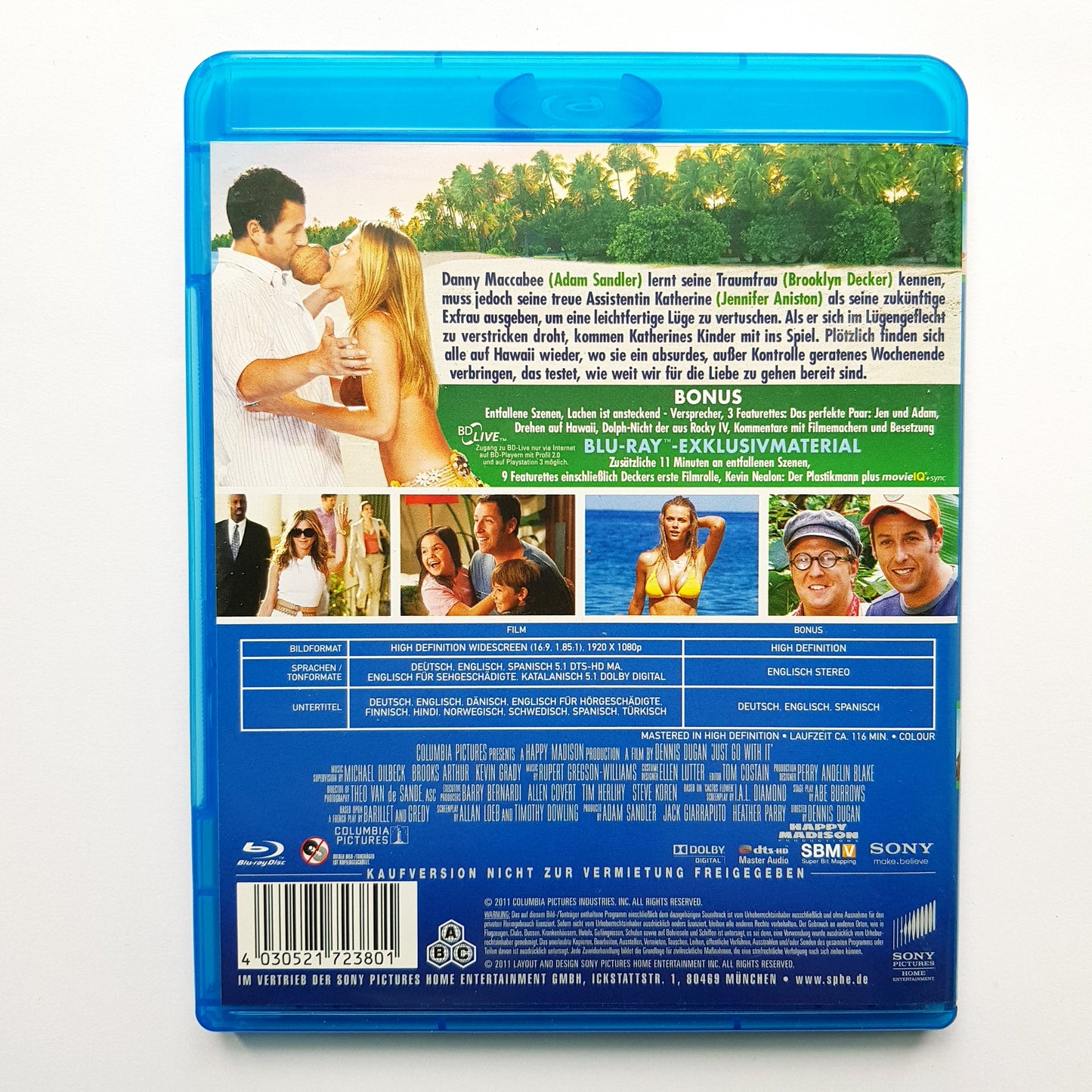 Meine erfundene Frau - Adam Sandler & Jennifer Aniston - Blu Ray Zustand sehr gut