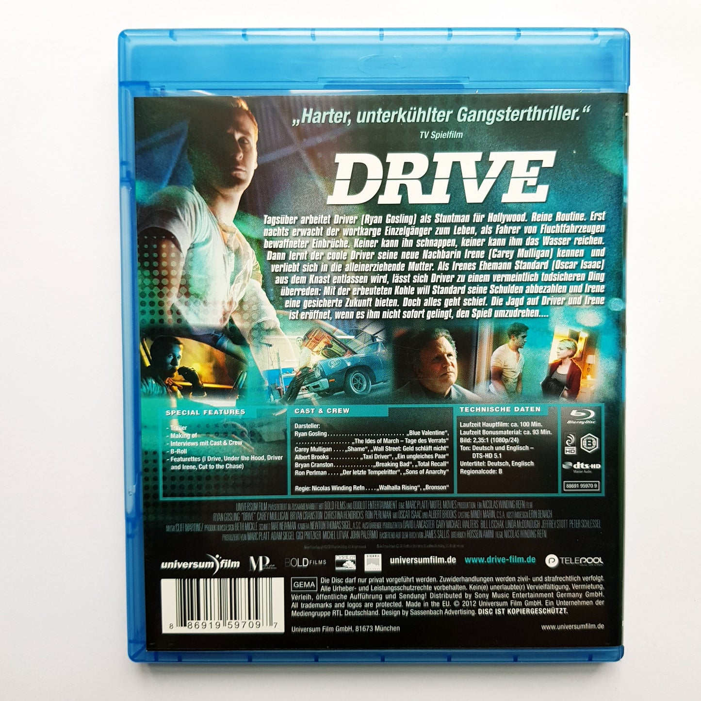 Drive - Ryan Gosling - Blu Ray Zustand sehr gut