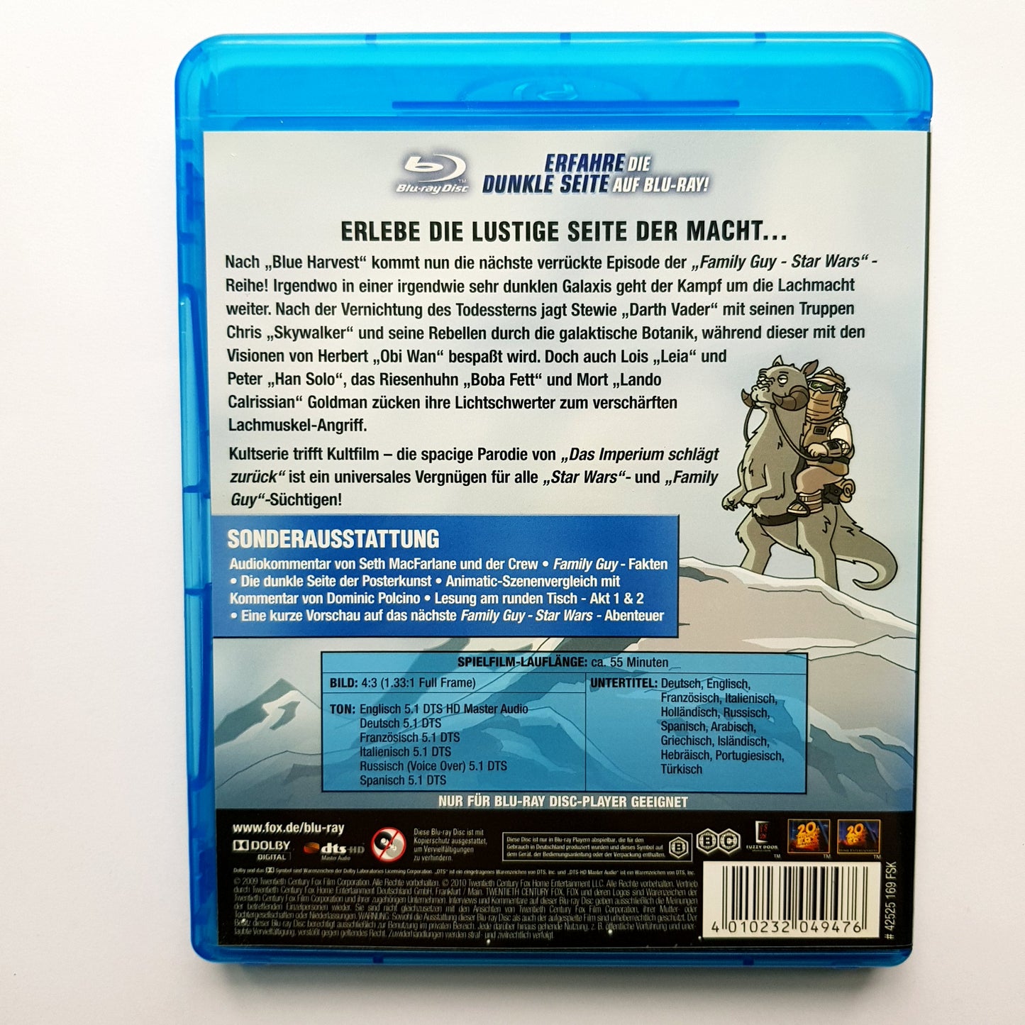 Family Guy - Irgendwo, Irgendwie, Irgendwann auf der dunklen Seite - Blu Ray Zustand sehr gut