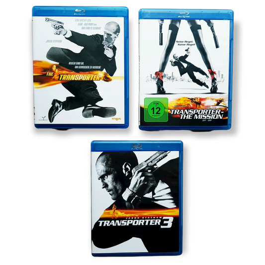 The Transporter (Teil 1-3) - Jason Statham - Blu Ray Zustand sehr gut