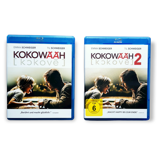 Kokowääh (Teil 1+2) - Til Schweiger - Blu Ray Zustand sehr gut