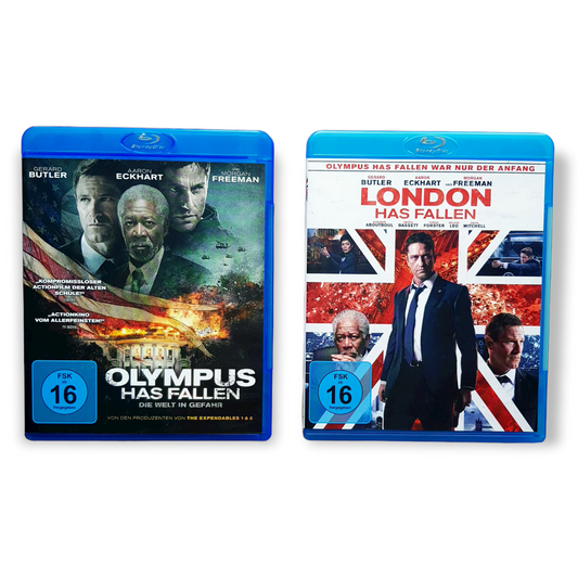 Olympus has Fallen & London has Fallen - Gerard Butler - Blu Ray Zustand sehr gut