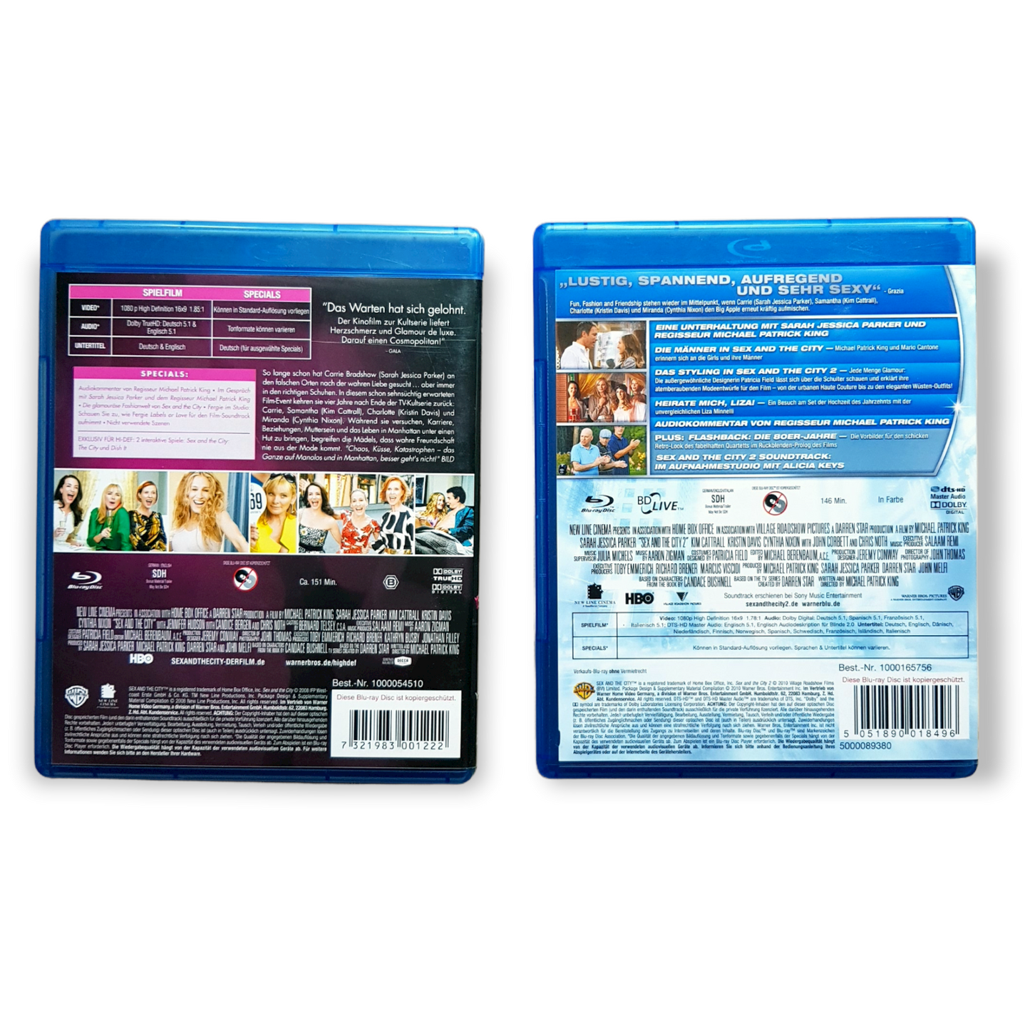 Sex and the City (Teil 1+2) - Blu Ray Zustand sehr gut