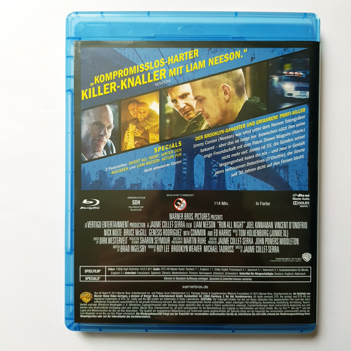 Run all Night - Keine Sünde bleibt unbestraft - Liam Neeson - Blu Ray Zustand sehr gut