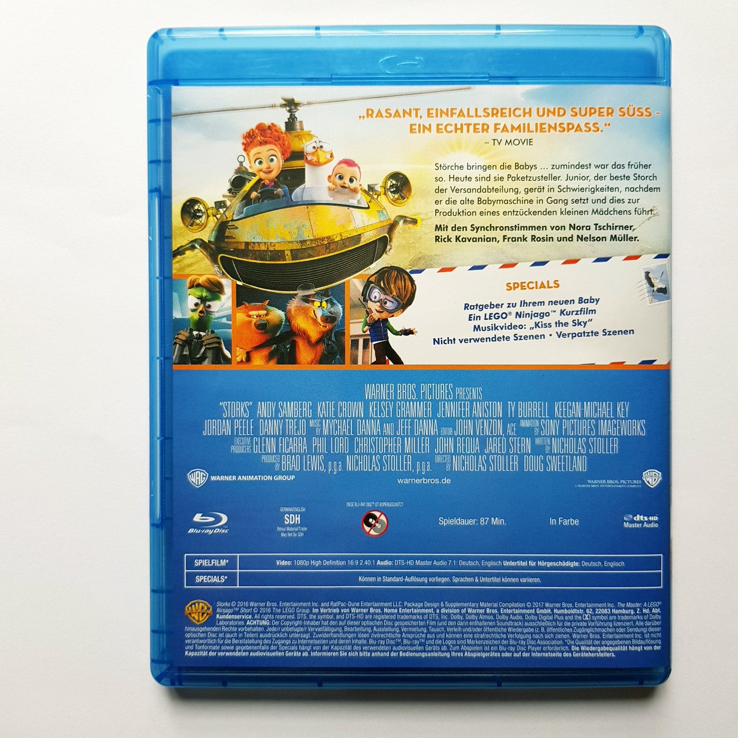 Störche - Abenteuer im Anflug - Blu Ray Zustand sehr gut