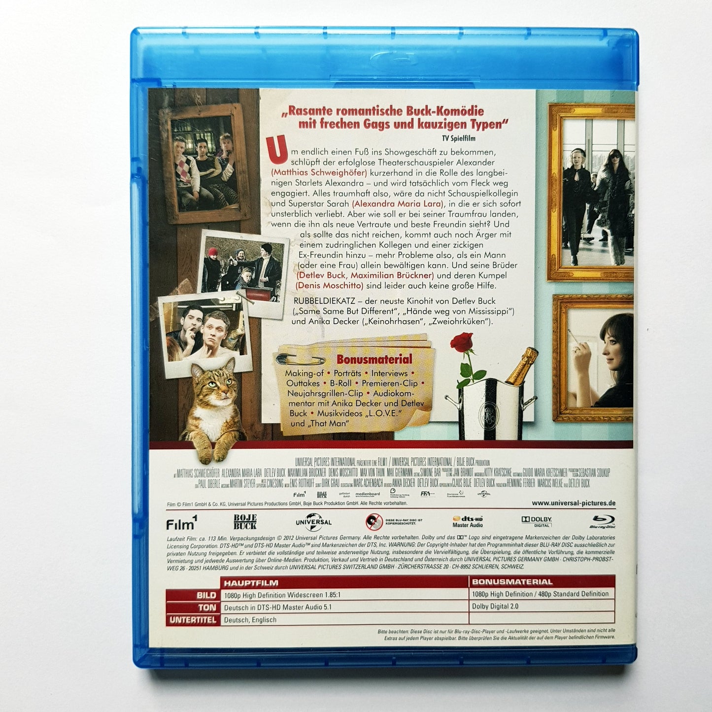 Rubbel Die Katz Rubbeldiekatz - Matthias Schweighöfer - Blu Ray Zustand sehr gut