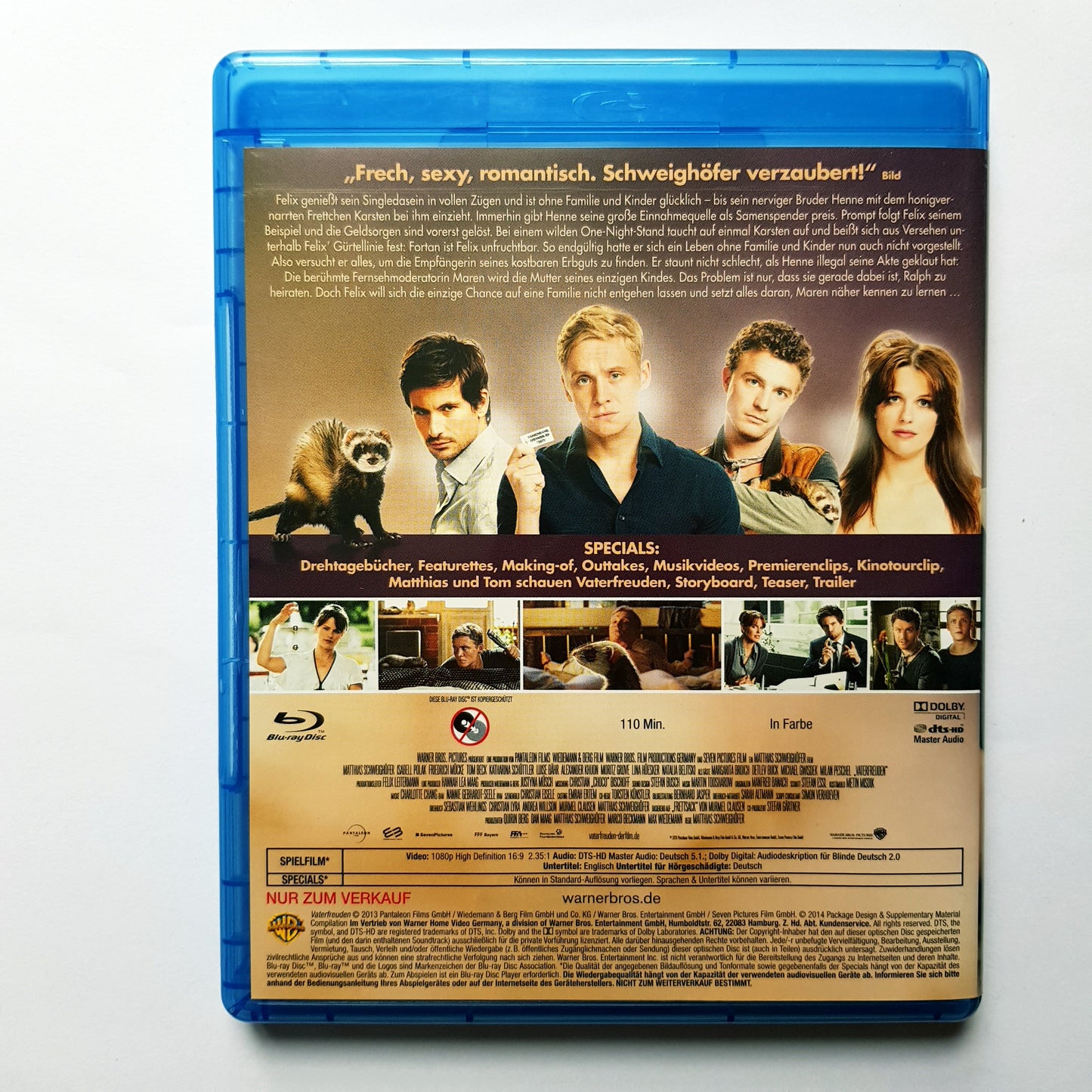 Vaterfreuden - Matthias Schweighöfer - Blu Ray Zustand sehr gut