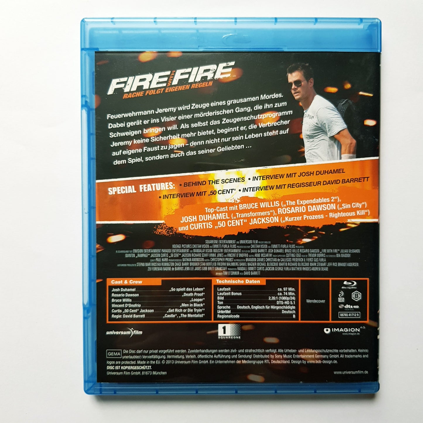 Fire with Fire - Rache folgt eigenen Regeln - Bruce Willis - Blu Ray Zustand sehr gut