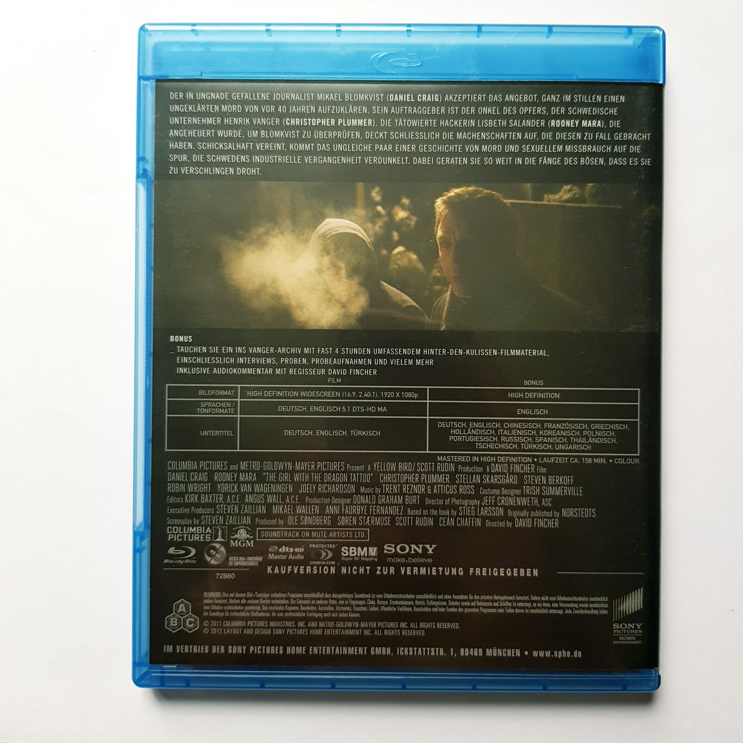 Verblendung - Daniel Craig - Blu Ray Zustand sehr gut