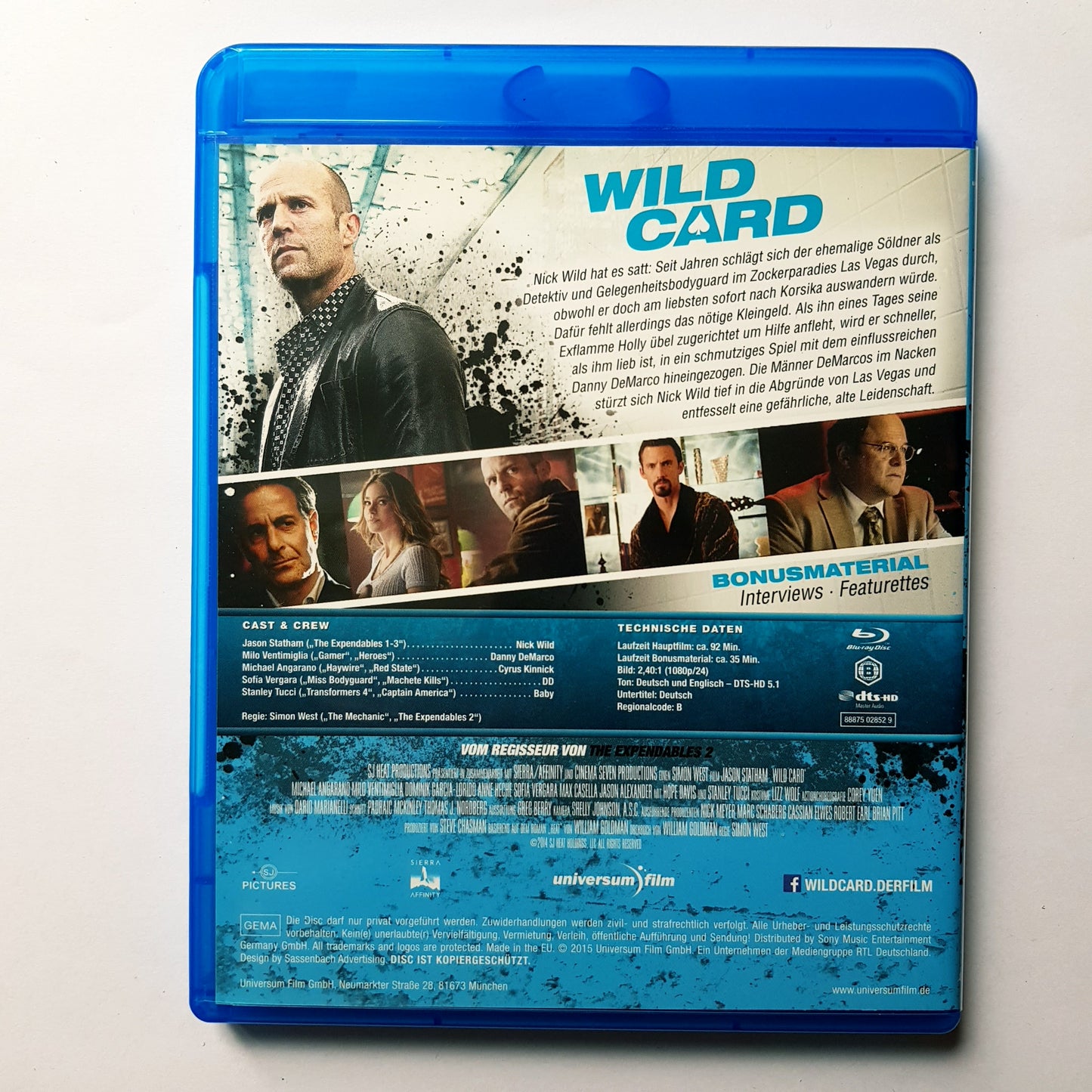 Wild Card - Jason Statham - Blu Ray Zustand sehr gut