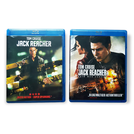 Jack Reacher (Teil 1+2) - Tom Cruise - Blu Ray Zustand sehr gut