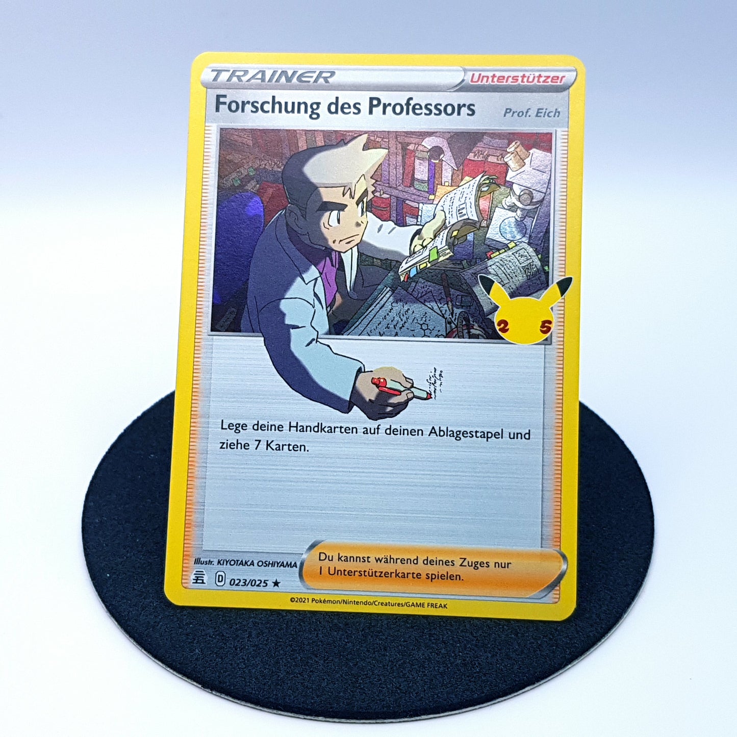 Forschung des Professors 023/025 rare holo Celebrations DE Pokemon 25th Anniversary