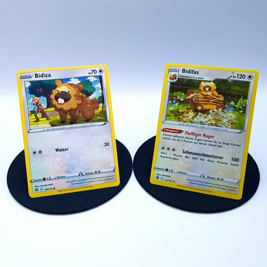 Bidiza 120/172 Bidifas 121/172 rare holo SWSH Strahlende Sterne 2022 DE Pokemon