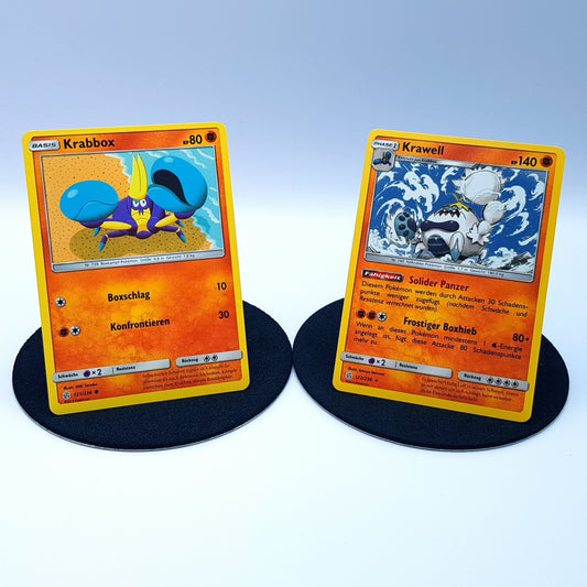 Krabbox 121/236 Krawell 122/236 rare Sonne & Mond 2019 DE Pokemon