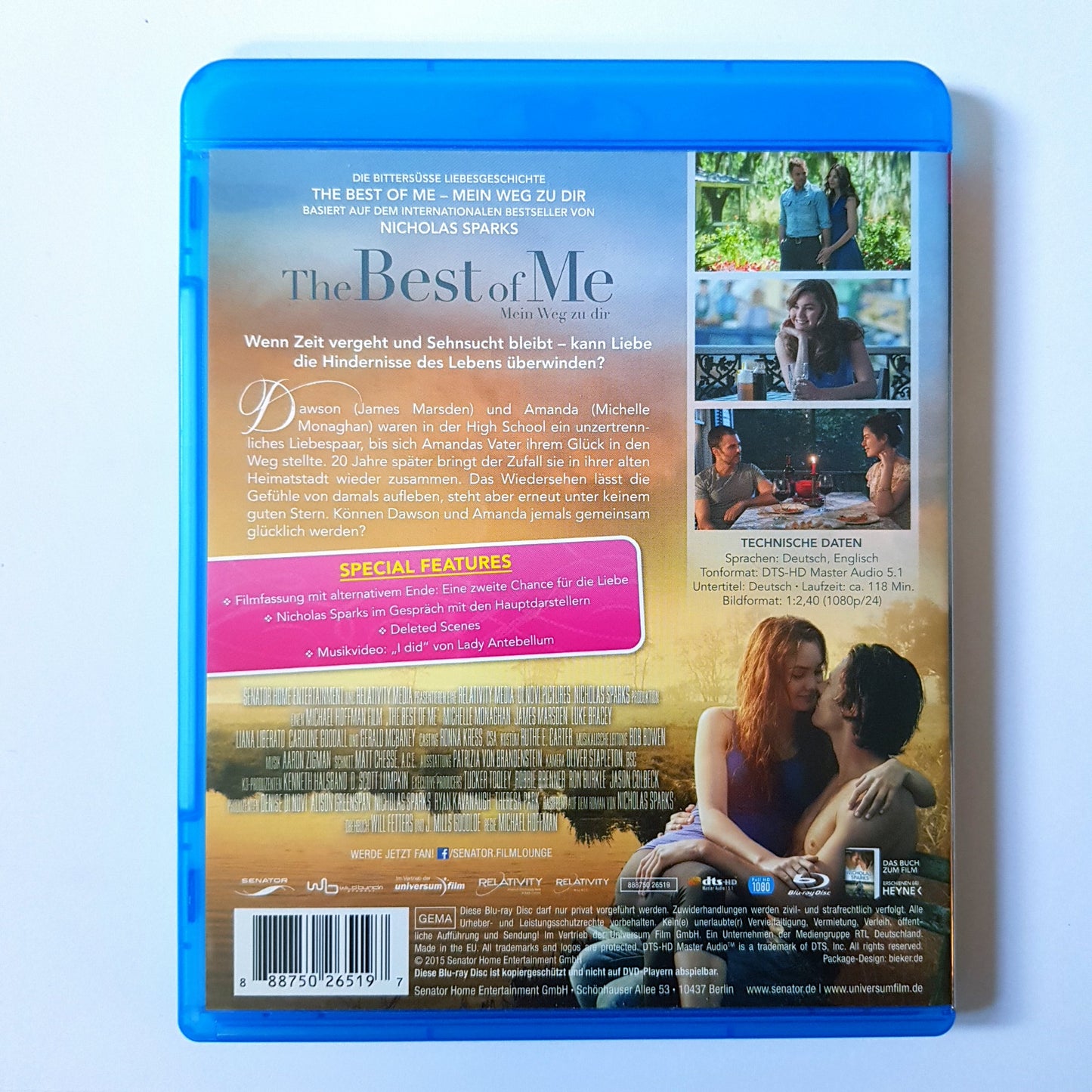 The Best of Me - Mein Weg zu dir - Blu Ray Zustand sehr gut