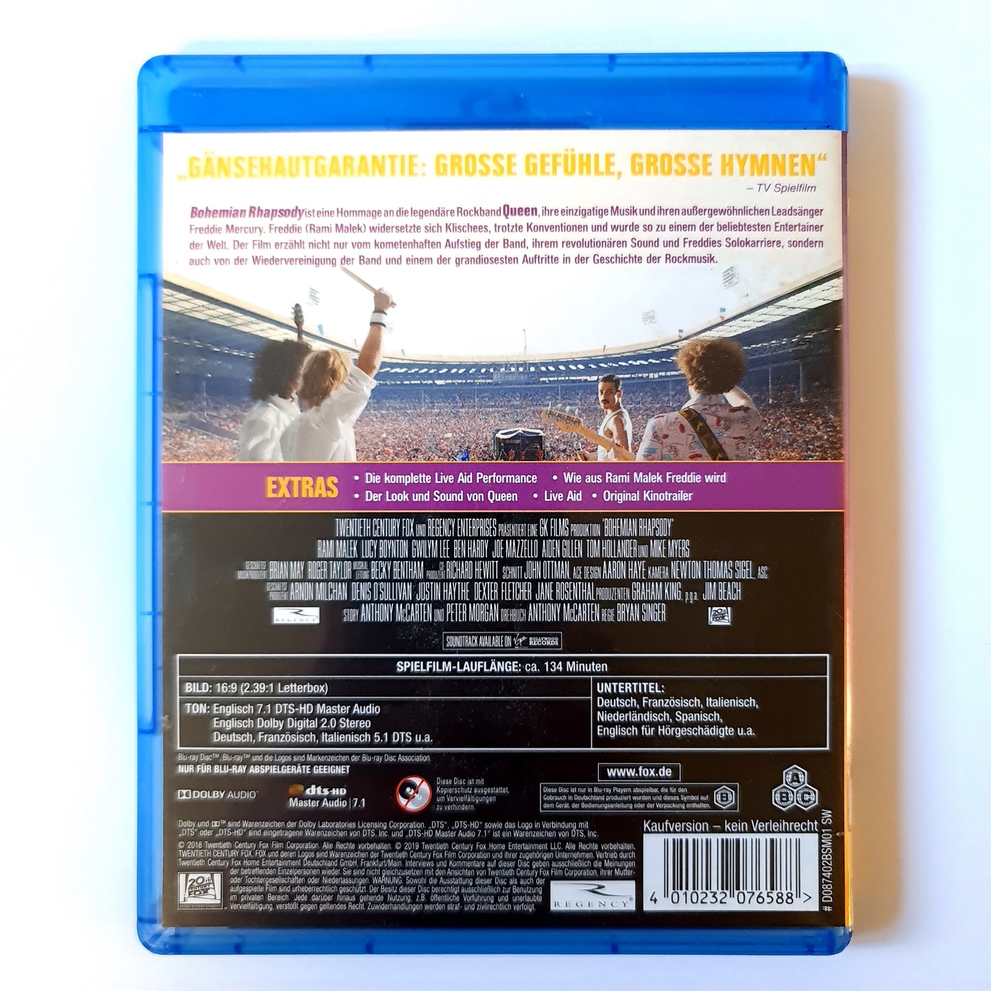 Bohemian Rhapsody - Blu Ray Zustand sehr gut