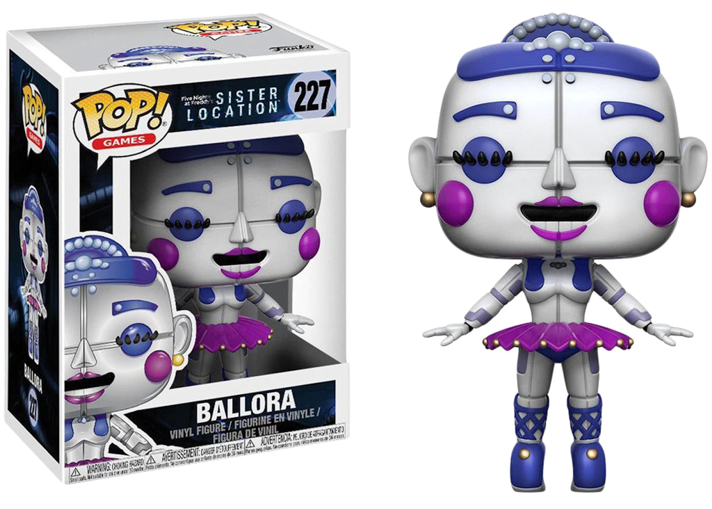 FUNKO POP Sister Location #227 Ballora Vinyl Figur NEU sealed