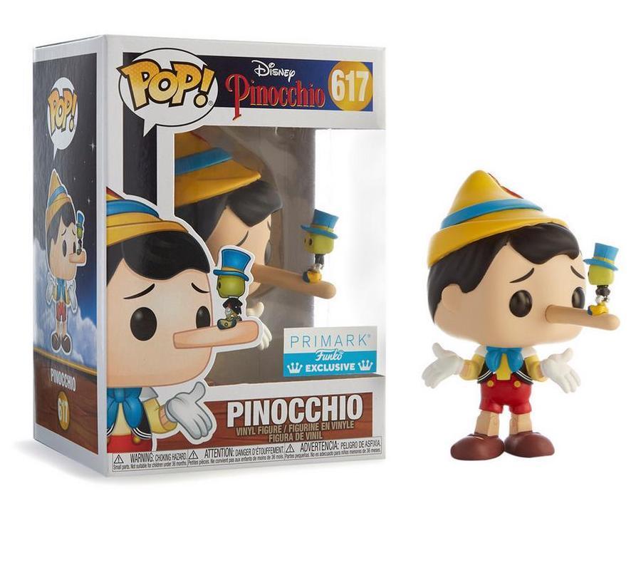 FUNKO POP - Disney #617 Pinocchio Primark Exclusive Vinyl Figur NEU