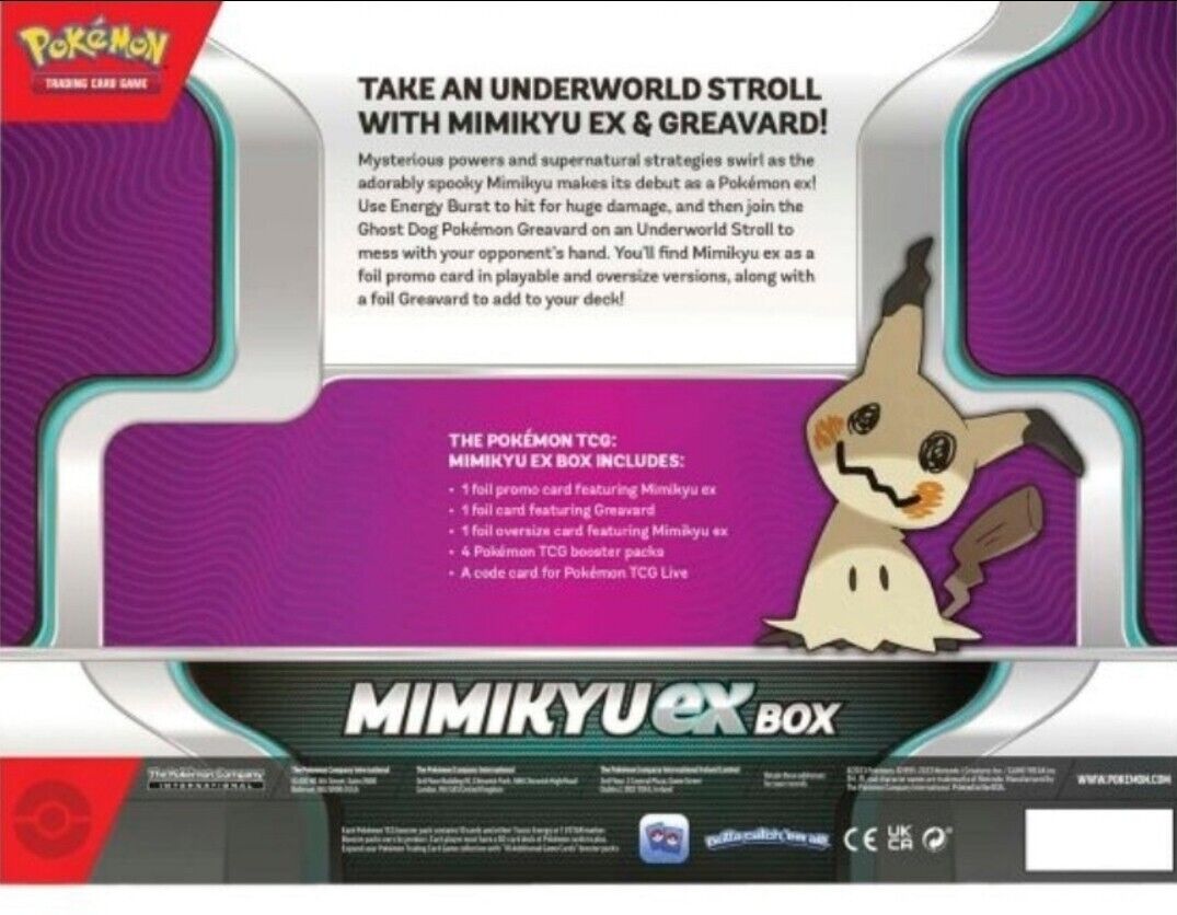 Pokemon Mimikyu ex March Box - EN english NEU sealed