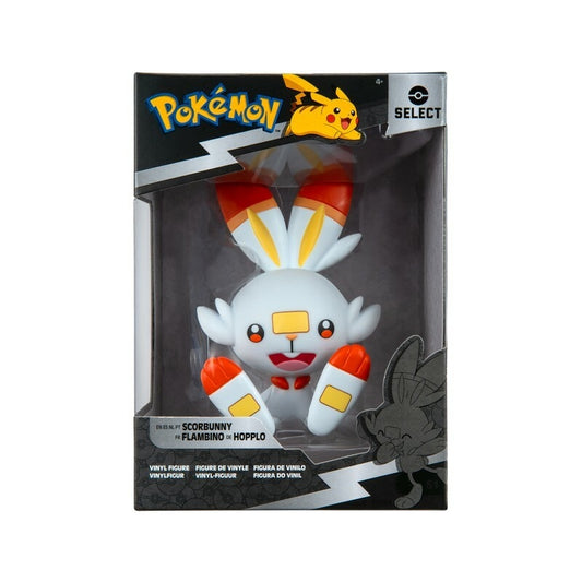 Pokémon Vinyl Figur Hopplo (10cm) Sammelfigur Spielfigur Scorbunny Kanto Select