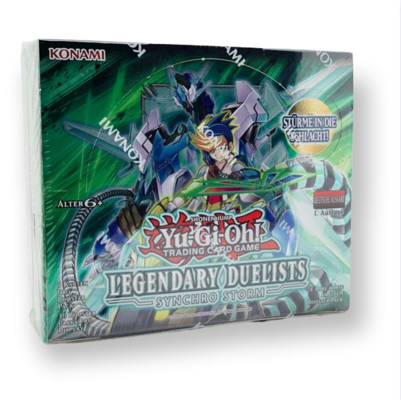 Yu-Gi-Oh Synchro Storm Legendary Duelists Booster DE deutsch NEU sealed