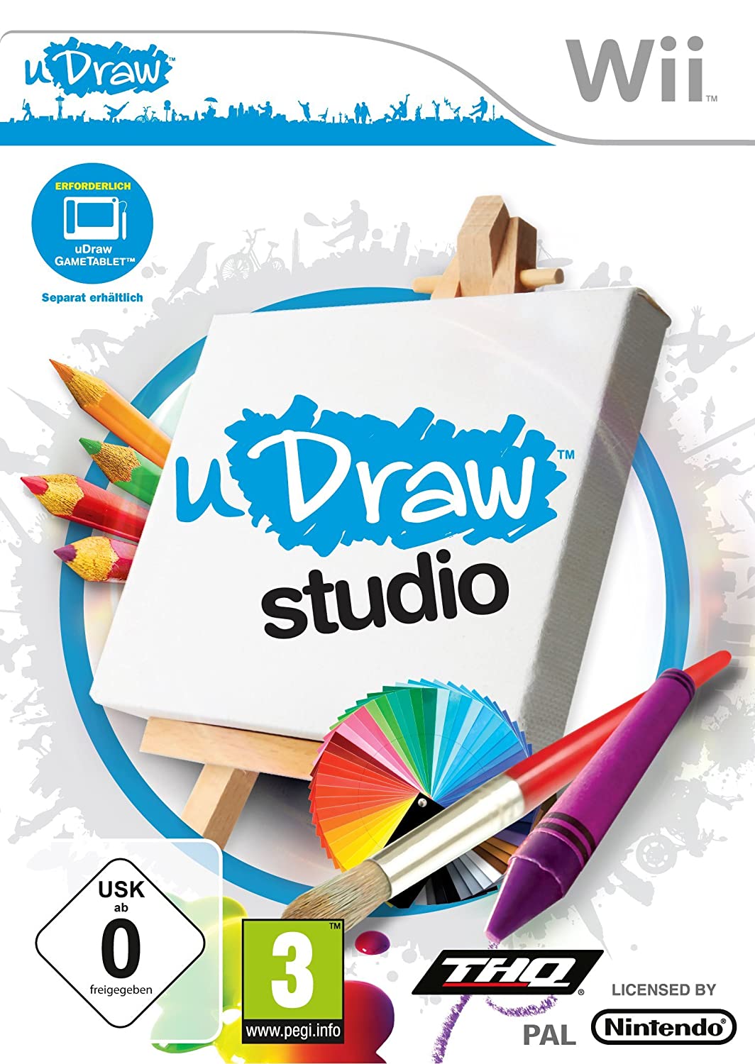 Nintendo Wii - uDraw Gametablet + uDraw Studio Spiel (in OVP) - gebraucht