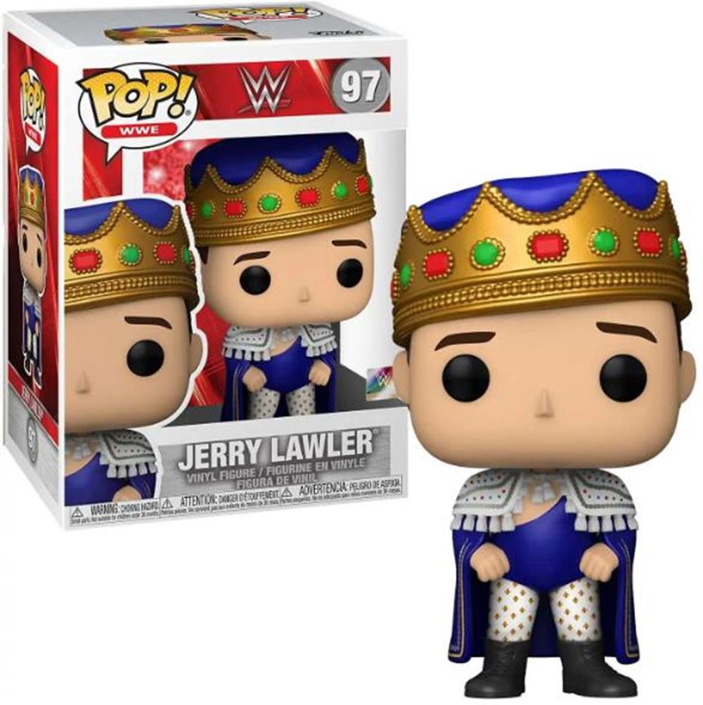 FUNKO POP WWE #97 Jerry Lawler Vinyl Figur NEU sealed